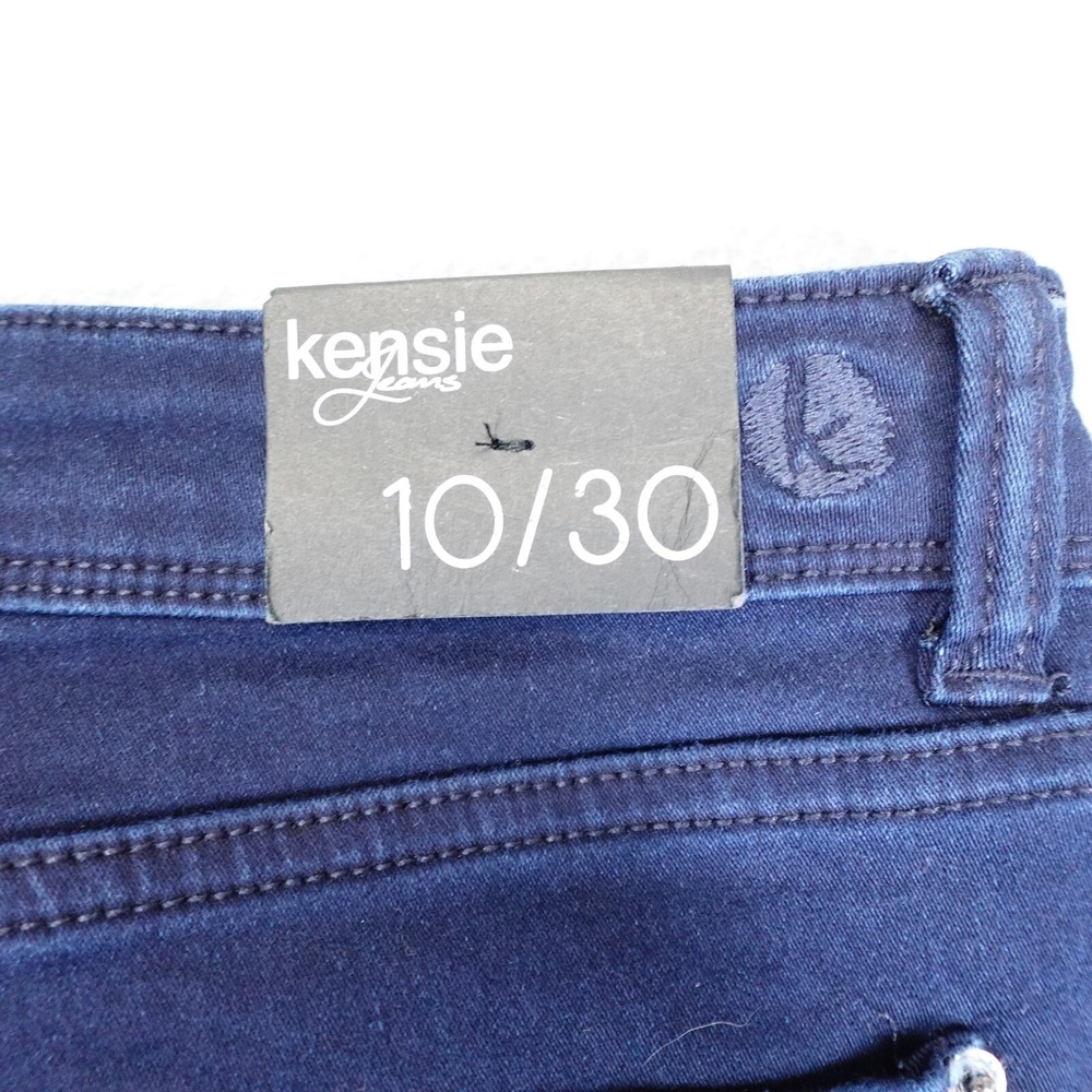 Kensie Jeans Women 10/30 Blue Skinny Denim Pants Casual Stretch Dark Wash - Picture 9 of 11